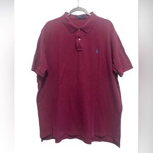 Ralph Lauren Men's Maroon Polo Shirt